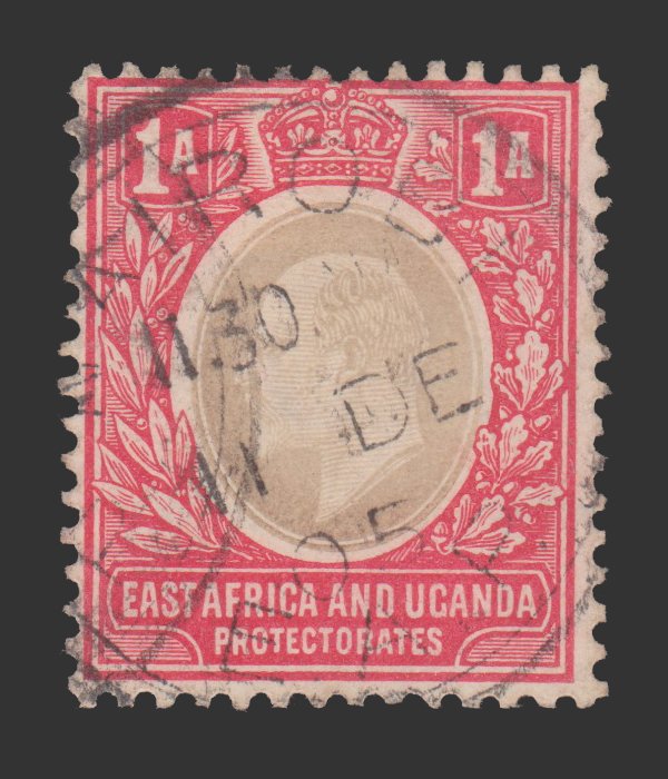 BRITISH EAST AFRICA AND UGANDA STAMP. YEAR 1903. SCOTT # 2. USED