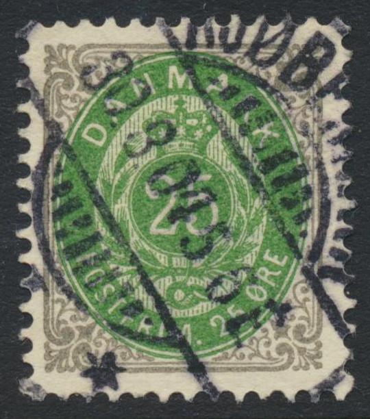 Denmark Scott 50b (AFA 29C), 25