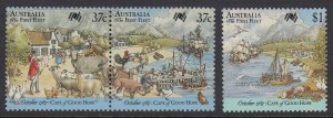 Australia 1028-9 First Fleet mnh