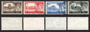 SG536/539 Waterlow high values Set 4 values fine used