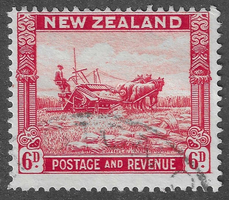 New Zealand (1936) - Scott # 211,  Used