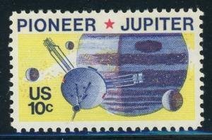 U.S.#1556 Pioneer - Jupiter 10c Single, MNH.