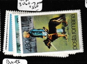 Romania Dogs SC 3060-7 MNH (3ges)