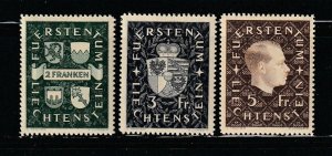 Liechtenstein 157-159 Set MH Various