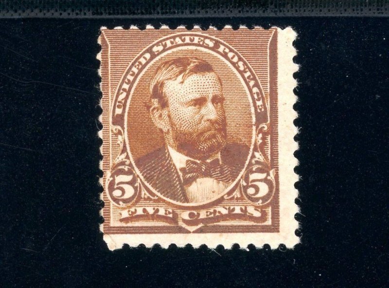 USAstamps Unused FVF US 1890 Regular Issue Grant Scott 223 OG MNH