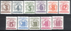 DDR under russian occupation Scott # 14NB1 - 14NB12, mint nh