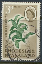 Rhodesia & Nyasaland SG 43 Sc# 184  Used see details Tobacco Congress