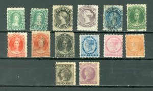 CANADA PROVINCES LOT of 14...MNH/MH/USED...CV $120.00