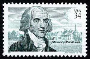 US 3545 MNH VF/XF 34 Cent James Madison (1751-1836)
