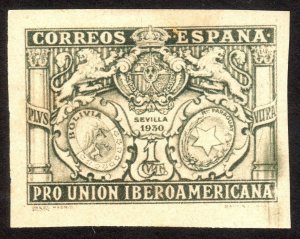 1930, Spain 1c, Iberoamericana, MH, Sc 433a
