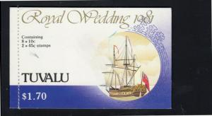TUVALU #157a,160a  1981  ROYAL WEDDING   MINT VF NH O.G  C/B