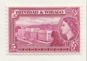 1953 English Colony British Colony TRINIDAD & TOBAGO 5c MH* A28P14F27263-