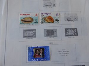 Antigua 1921-1985 Stamp Collection on Scott International Pages