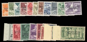 Switzerland, Officials #7O1-7O20 Cat$500, 1950 United Nations, complete set, ...