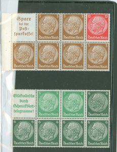 Germany #416c/418a  Multiple