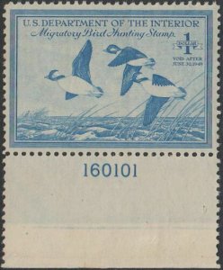 U.S. RW15 VF Plate Sgl. (40920) 