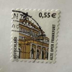 Germany 2002 Scott 2204 used- €0.55, Historic sites, Old opera house Frankfurt