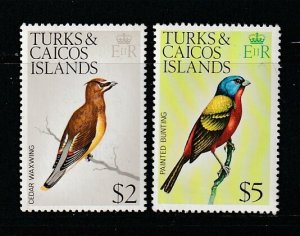 Turks & Caicos Islands 279a-279b MNH Birds