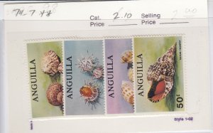 Anguilla 74-7 Seashells mnh