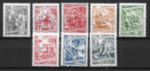 Trieste Zone B 68-75 Workers set. MNH