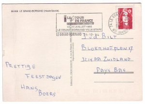 Postcard / Postmark France 1994 Cycle race - Tour de France