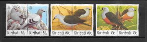 BIRDS - KIRIBATI #705-10  MNH