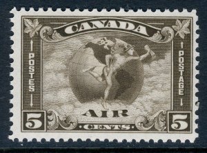 Canada 1930 Airmail 5¢ Mercury w/Scroll Scott #C2 Mint M142