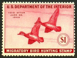 U.S. #RW10 MINT OG NH