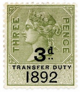 (I.B) QV Revenue : Transfer Duty 3d (1892)