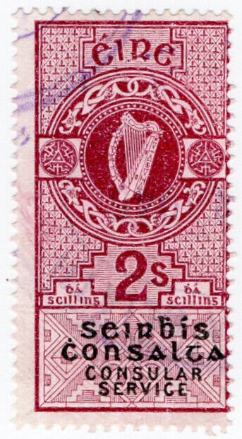 (I.B) Ireland Revenue : Consular Service 2/- 