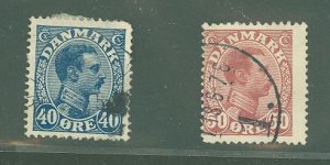 Denmark #118/120  Multiple