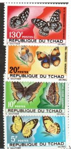 Chad 139-42 Set Mint never hinged