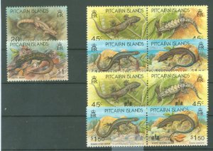 Pitcairn Islands #389-394a/396a/398a  Single (Complete Set)
