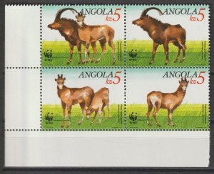 ANGOLA 1990 WWF SG 926/9 MNH Cat £10.40