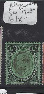 NYASALAND   (P2909B)   KE   1/-  SG 72   VFU