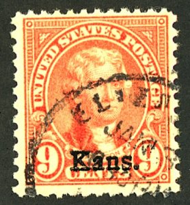 U.S. #667 USED