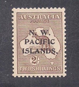 NORTHWEST PACIFIC ISLANDS SC#25 W/INVERTED WATERMARK,  TYPE B OVRPT  VF/MLH