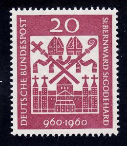 Germany 817 Mi336 MNH 1960 Hildesheim Cathedral Issue Very Fine