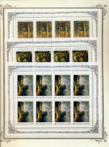 RUSSIA 1985 Art Trains Wildlife Sheets M&U on 13 Pages(90+Items)RK412 