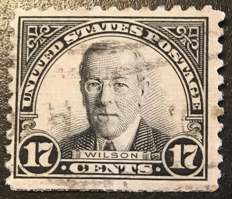 697 1922 Americans Series, 11x10.5 perf., Circ. single, Vic's Stamp Stash