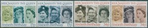 Great Britain 1986 SG1316-1319 QEII Birthday set MNH