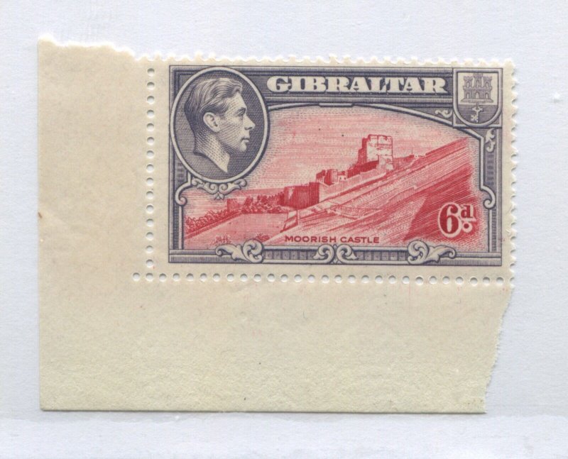 Gibraltar KGVI 1938 6d perf 14 unmounted mint NH