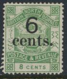 North Borneo  SG 55 Mint  OPT  please see scans & details