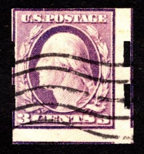 1917, US 3c, Schermack Type III, Used, Sc 483