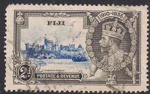 Fiji 1935 KGV 2d Silver Jubilee used SG 243 ( 1241 )