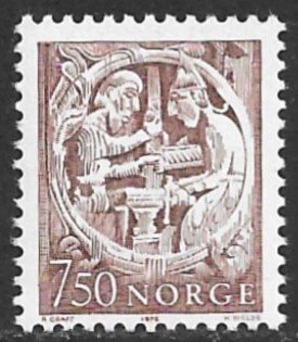 NORWAY 1976 Sigurd the Dragon Slayer Folk Tale Issue Sc 669 MNH