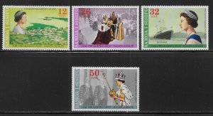 Samoa 446-449 Queen Elizabeth Silver Jubilee set MNH c.v. $1.55