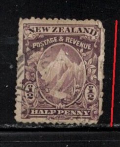 NEW ZEALAND Scott # 70 Used - Clipped Perfs