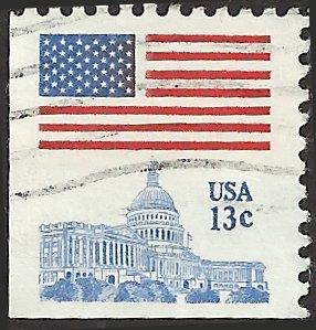 # 1623 USED FLAG OVER CAPITOL