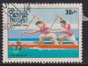 Guinea-Bissau 576 Olympic Canoeing 1984